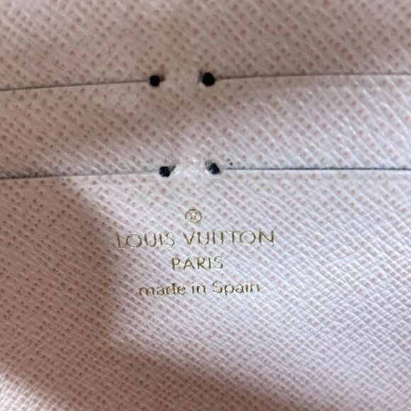 Auth LOUIS VUITTON Portefeuille Jeanne M62203 Rose Ballerine Monogram CA2176 - Picture 10 of 14